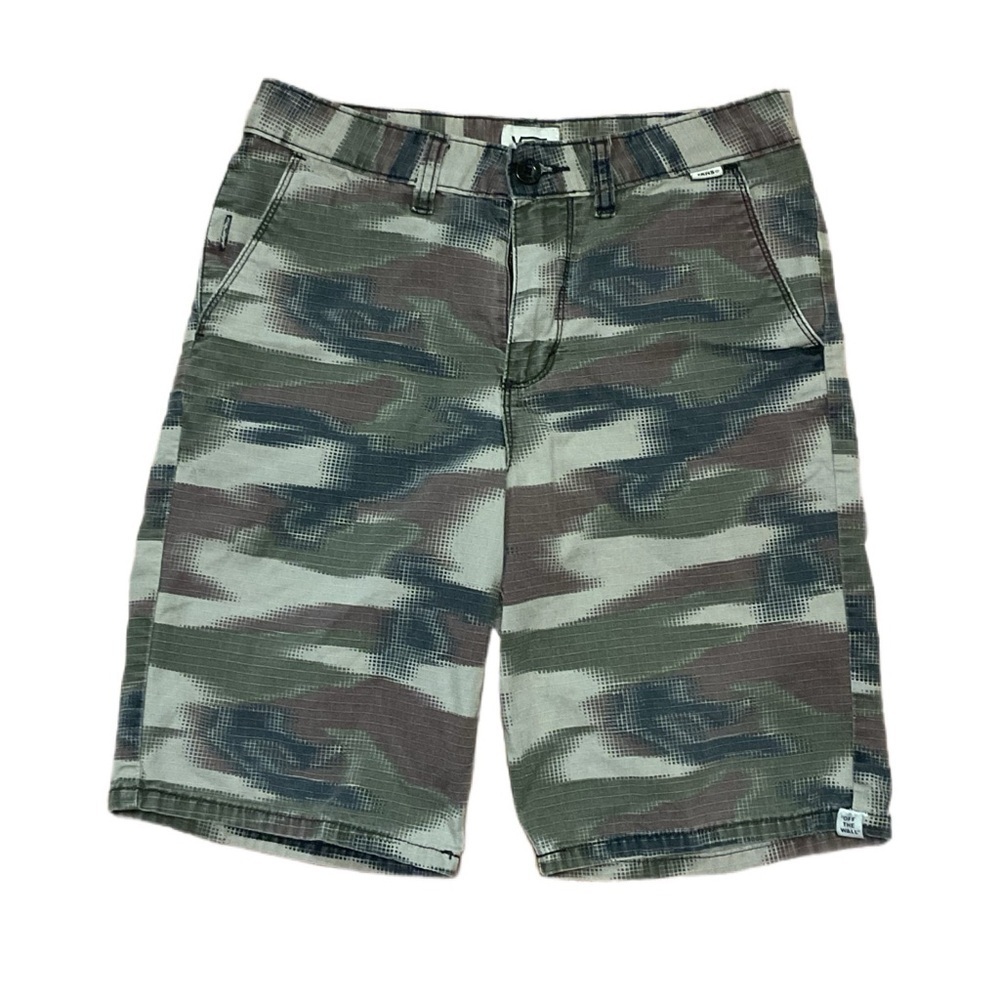 Vans boys pixel Camouflage Shorts